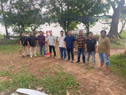 Kasat Intelkam Polres Lampung Timur Pimpin Kurvey Bersih-Bersih di Danau Beringin Indah
